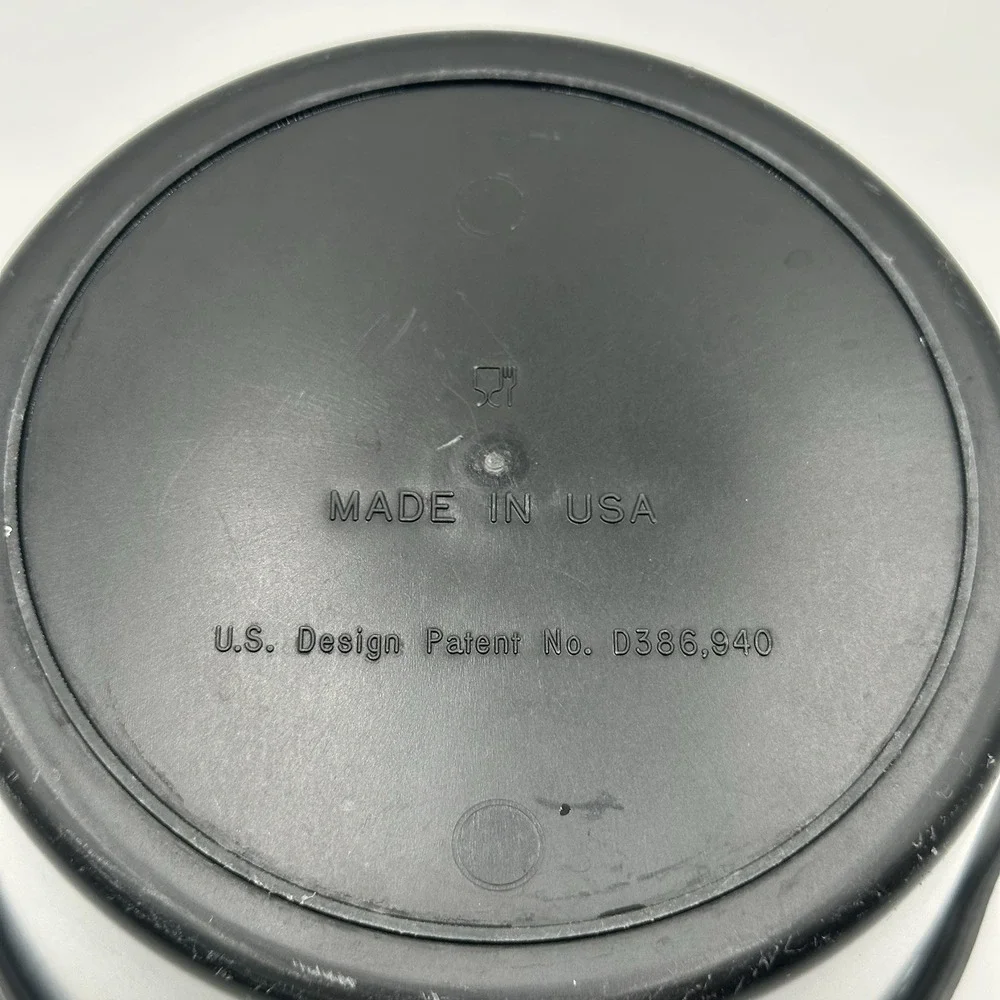 Vintage Pampered Chef 1 Qt Micro-Cooker Microwave Steamer Black USA Made